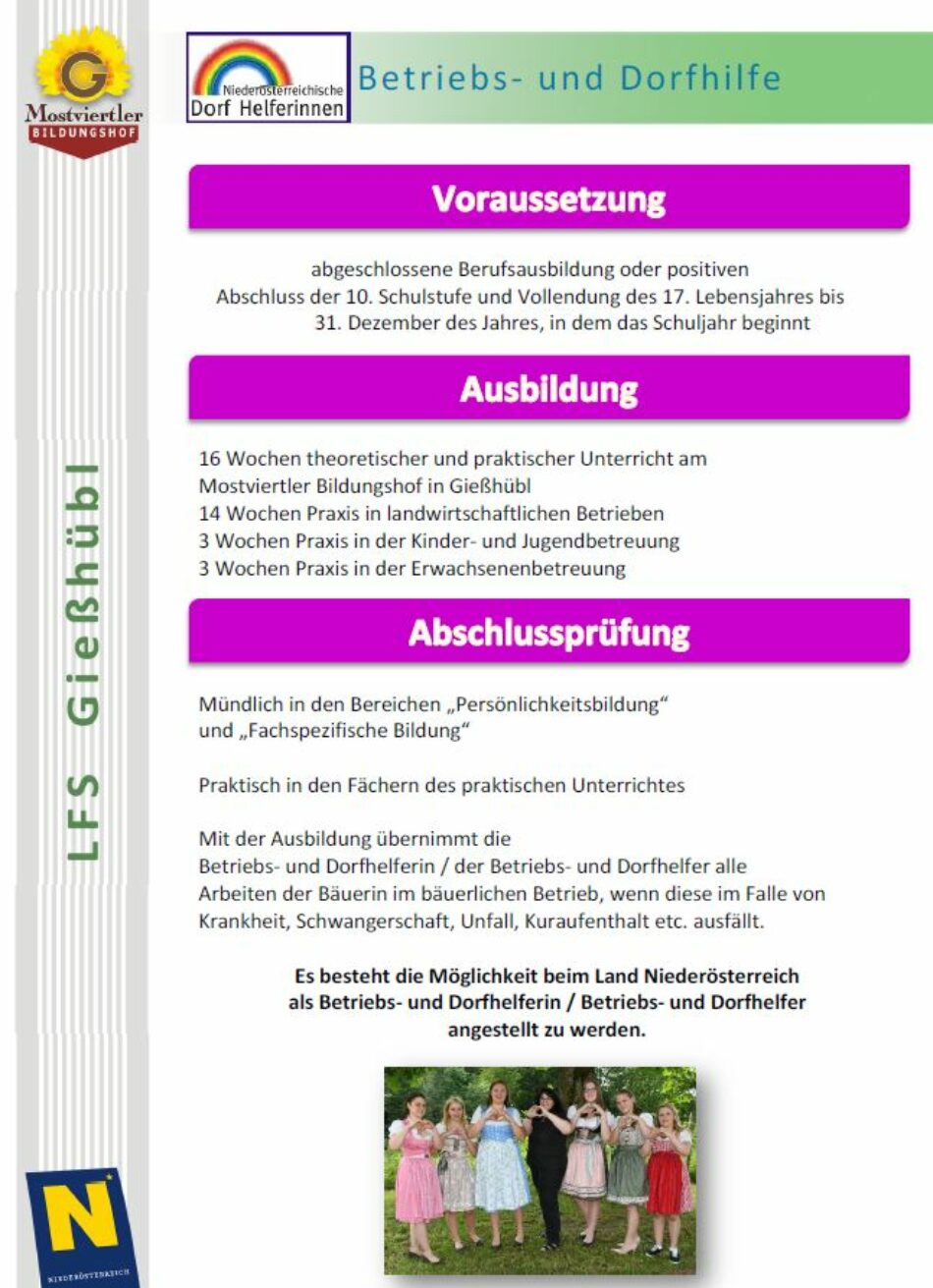 Dorfhelfer Dorfhelfer