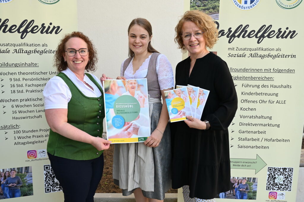 Ausbildung zur „Sozialen Alltagsbegleitung“ an Fachschule Gießhübl gestartet