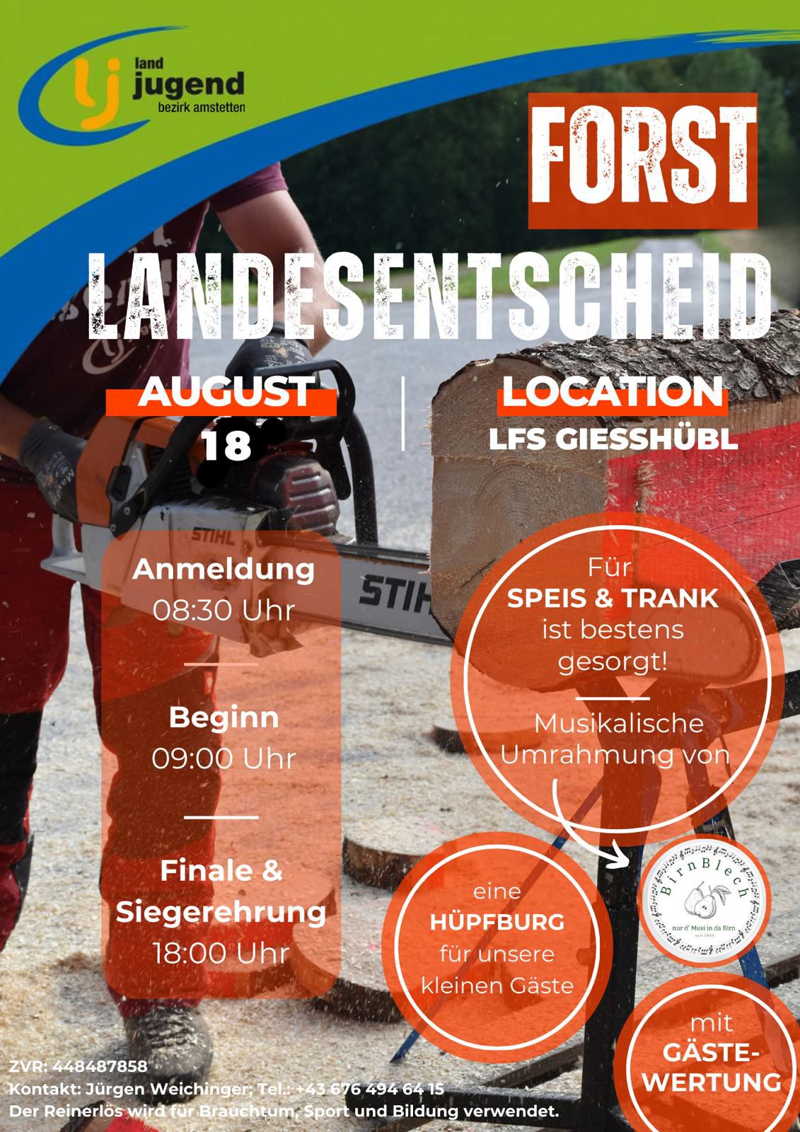 Flyer Landesentscheid Forst