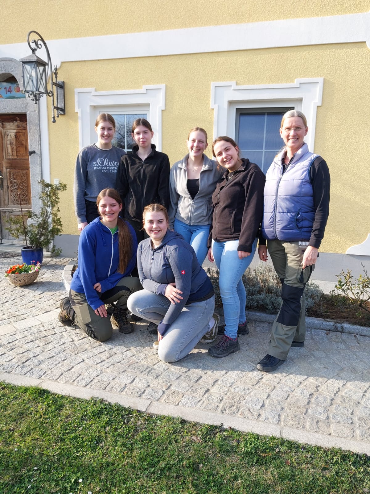 Lehrausgang der zukünftigen Dorfhelferinnen