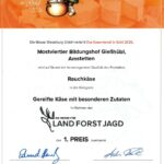 Urkunde Rauchkäse